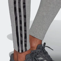 Leggings Mallas Fitness Mujer Adidas 3s Essential Gris -Equipo De Fitness leggings mallas fitness mujer adidas 3s essential gris 4