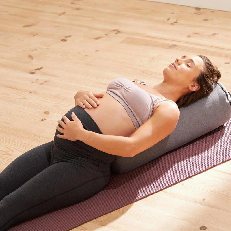 Leggings Mallas Yoga Embarazada Ecodiseñado Mujer Gris Oscuro 6 Leggings Mallas Yoga Embarazada Ecodiseñado Mujer Gris Oscuro - Imagen 4