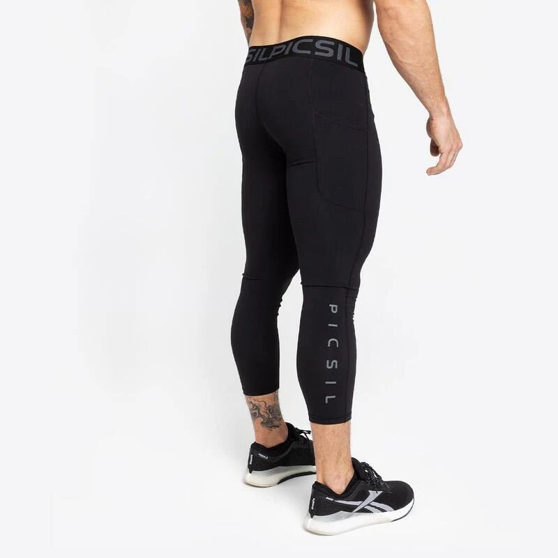 Leggings Premium Hombre Negro 7 Leggings Premium Hombre Negro - Imagen 5
