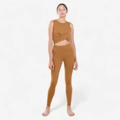 Leggings Premium Yoga Negro -Equipo De Fitness leggings premium yoga canela oscuro