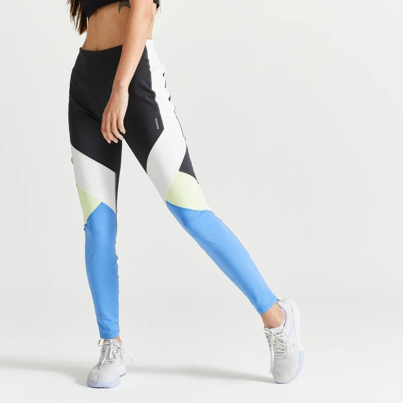 Leggings Talle Alto Fitness Moldeador Color Block 3 Leggings Talle Alto Fitness Moldeador Color Block