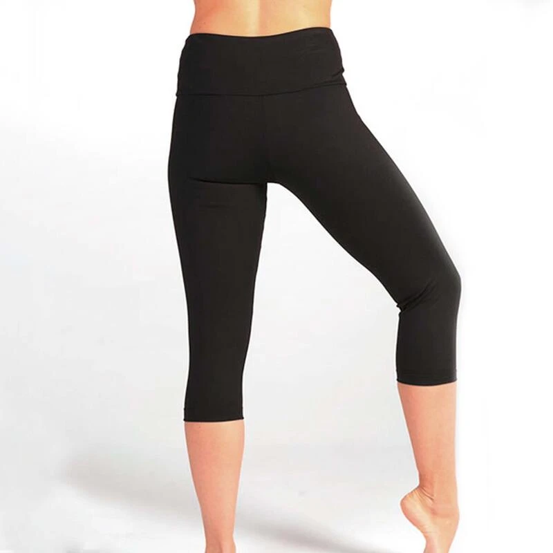 Malla Legging 7/8 Térmico Con Protector De La Zona Íntima Mujer Elva Negro 4 Malla Legging 7/8 Térmico Con Protector De La Zona Íntima Mujer Elva Negro - Imagen 2