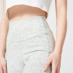 Mallas Ciclistas Fitness 520 Mujer Beis Estampado -Equipo De Fitness mallas ciclistas fitness 520 mujer beis estampado 3