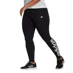 ADIDAS Mallas Essentials High-Waisted Logo (Tallas Grandes) -Equipo De Fitness mallas essentials high waisted logo tallas grandes 2