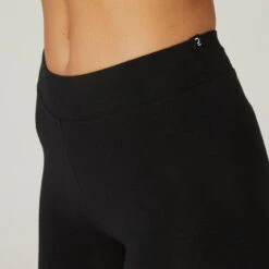 Mallas Short Ciclista Mujer Domyos Fit+ 500 Negro -Equipo De Fitness mallas short ciclista mujer domyos fit 500 negro 3