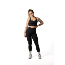 Mallas Sin Costuras Ribbed V2 Scrunch Fitness Negro -Equipo De Fitness mallas sin costuras ribbed v2 scrunch fitness negro 4