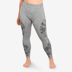 Mallas Yoga Estampado Ginko Mujer Kimjaly Dyn Gris -Equipo De Fitness mallas yoga estampado ginko mujer kimjaly dyn gris 2