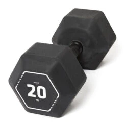 Mancuerna 20 Kg Hexagonal Dumbbell Musculación Cross Training Corength