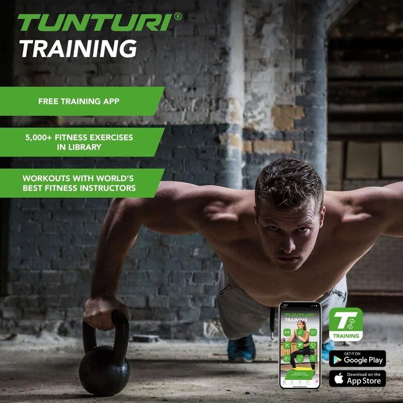 Tunturi Mancuerna De Hierro Fundido - 12 Kg 4 Tunturi Mancuerna De Hierro Fundido - 12 Kg - Imagen 2