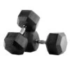 Mancuernas De Goma Hexagonales 37,5 Kg (Par) Bodytone -Equipo De Fitness mancuernas de goma hexagonales 375 kg par bodytone