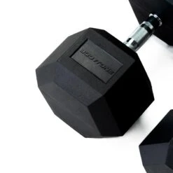 BODYTONE Mancuernas De Goma Hexagonales Profesionales 10Kg -Equipo De Fitness mancuernas de goma hexagonales profesionales 10kg 3