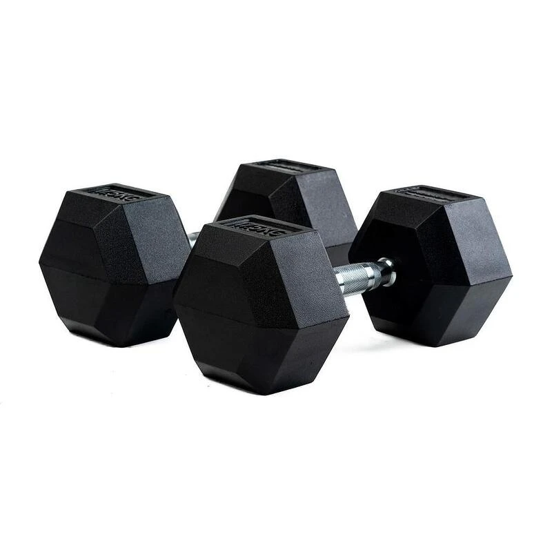 BODYTONE Mancuernas De Goma Hexagonales Profesionales 17Kg 3 BODYTONE Mancuernas De Goma Hexagonales Profesionales 17Kg