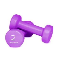 BODYTONE Mancuernas De Vinilo 1.5kg (Par) -Equipo De Fitness mancuernas de vinilo 2kg par