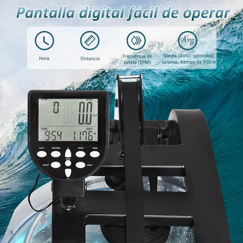 Máquina De Remo AquaRower CF223. 16 Niveles De Resistencia. Aerodynamic Design 6 Máquina De Remo AquaRower CF223. 16 Niveles De Resistencia. Aerodynamic Design - Imagen 4