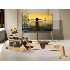 Máquina De Remo De Agua Styrke - Fitness - Madera Auténtica - Made In Germany -Equipo De Fitness maquina de remo de agua styrke fitness madera autentica made in germany 2