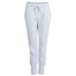 PANTALÓN CARROT MUJER YOGA SUAVE AZUL CLARO -Equipo De Fitness pantalon carrot mujer yoga suave azul claro 4