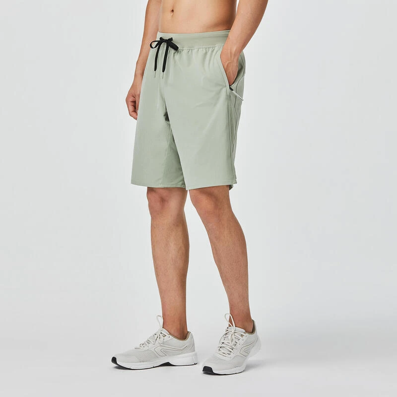 Pantalón Corto Chándal Short Hombre Domyos 500 Verde 3 Pantalón Corto Chándal Short Hombre Domyos 500 Verde