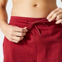Pantalon Corto Chándal Short Recto Algodón Hombre Domyos Essential Burdeos 10 Pantalon Corto Chándal Short Recto Algodón Hombre Domyos Essential Burdeos -Equipo De Fitness pantalon corto chandal short recto algodon hombre domyos essential burdeos 2