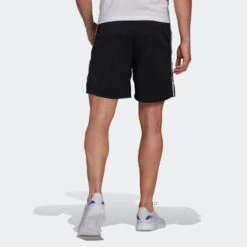 Pantalon Corto Short Adidas Hombre Fitness Negro 3 Rayas -Equipo De Fitness pantalon corto short adidas hombre fitness negro 3 rayas 2