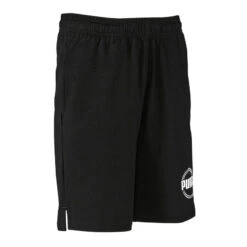 Pantalón Corto Short Puma Gimnasia Niño Y Niña Negro -Equipo De Fitness pantalon corto short puma gimnasia nio y nia negro 4
