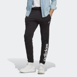 ADIDAS Pantalón Essentials Single Jersey Tapered Elasticized Cuff Logo