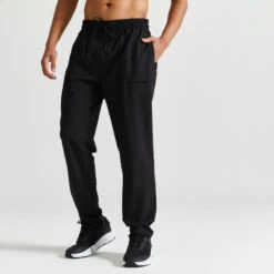 Pantalón Fitness Collection Hombre Caqui Transpirable -Equipo De Fitness pantalon fitness collection hombre negro transpirable