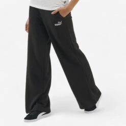 Pantalón Fitness Puma Loose Mujer Negro Algodón