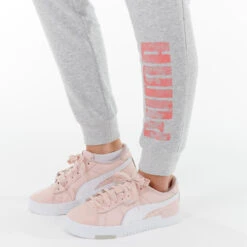 Pantalón Fitness Puma Mujer Gris Algodón Slim -Equipo De Fitness pantalon fitness puma mujer gris algodon slim 2