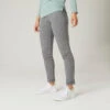 Pantalón Jogger De Fitness Domyos 500 De Mujer Gris Ajustado -Equipo De Fitness pantalon jogger de fitness domyos 500 de mujer gris ajustado