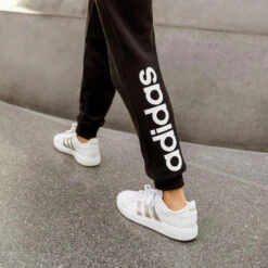 Pantalón Jogger Fitness Adidas Mujer Negro -Equipo De Fitness pantalon jogger fitness adidas mujer negro 2