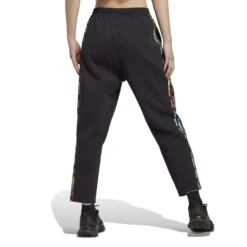 Pantalón Jogger Fitness Adidas Mujer Negro Estampado Floral -Equipo De Fitness pantalon jogger fitness adidas mujer negro estampado floral 2