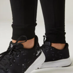Pantalón Jogger Fitness Ajustado De Algodón Con Bolsillos Mujer Domyos 520 Negro 12 Pantalón Jogger Fitness Ajustado De Algodón Con Bolsillos Mujer Domyos 520 Negro -Equipo De Fitness pantalon jogger fitness ajustado de algodon con bolsillos mujer domyos 520 negro 4