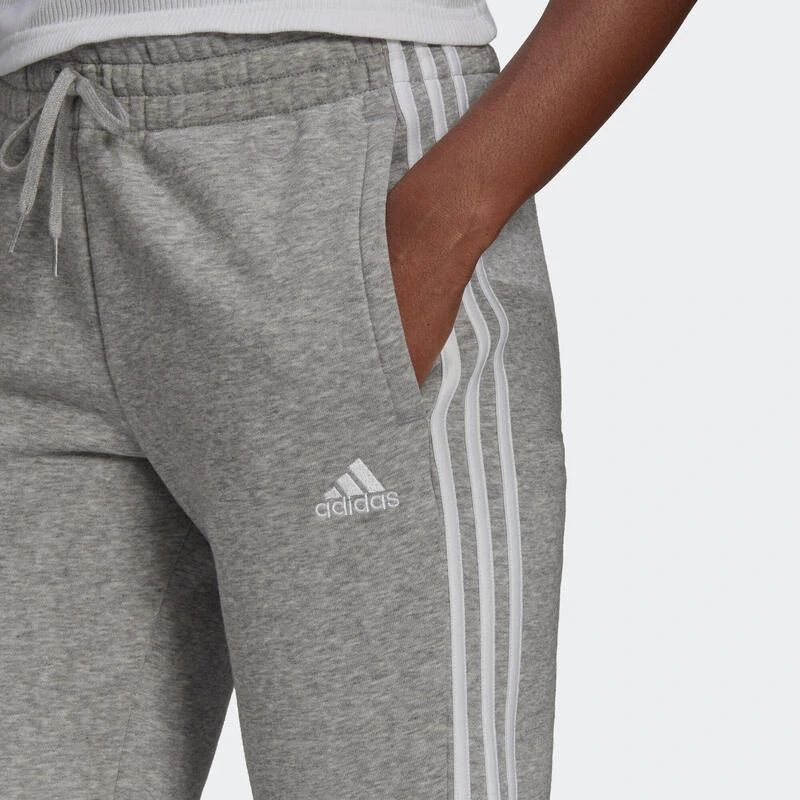 ADIDAS Pantalón Jogger Fitness Mujer Mayoritariamente Algodón Ajustado - Gris 6 ADIDAS Pantalón Jogger Fitness Mujer Mayoritariamente Algodón Ajustado - Gris - Imagen 4
