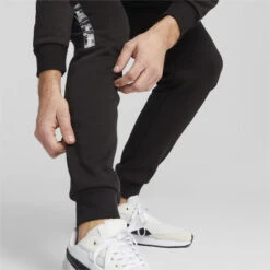 Pantalones De Deporte Hombre Essentials Tape Camo PUMA -Equipo De Fitness pantalones de deporte hombre essentials tape camo puma 3