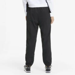 Pantalones De Tejido Plano Mujer PUMA Active Negro -Equipo De Fitness pantalones de tejido plano mujer puma active negro 2