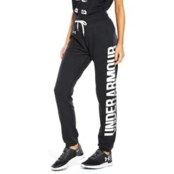 Under Armour Pantalones Deportivos Casuales - Vellón Favorito - Mujer - (negro) - Pequeño -Equipo De Fitness pantalones deportivos casuales vellon favorito mujer negro pequeo 2