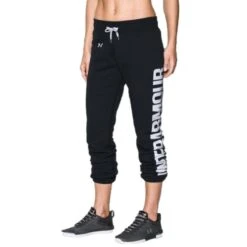 Under Armour Pantalones Deportivos Casuales - Vellón Favorito - Mujer - (negro) - Pequeño