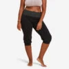 Pantalones Pirata Comfort Yoga Embarazada Ecofriendly Negro Gris -Equipo De Fitness pantalones pirata comfort yoga embarazada ecofriendly negro gris