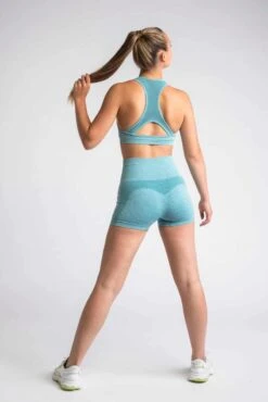 Pulse Seamless Sujetador Deportivo Fitness - Mujer - Turquesa -Equipo De Fitness pulse seamless sujetador deportivo fitness mujer turquesa 3