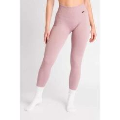 'Ribbbed Seamless Legging' - Malla Acanalada Fitness - Mujer - Negro -Equipo De Fitness ribbbed seamless legging malla acanalada fitness mujer plum roja