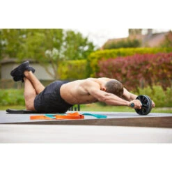 Rueda Abdominal Cross Training Musculación AB Wheel Corength -Equipo De Fitness rueda abdominal cross training musculacion ab wheel corength 4