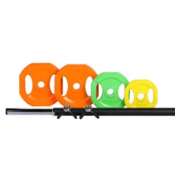 Set Pump Gimnasio De 20kg A 50kg Fitness Tech Multicolor 9 Set Pump Gimnasio De 20kg A 50kg Fitness Tech Multicolor -Equipo De Fitness set pump gimnasio de 20kg a 50kg fitness tech multicolor 2