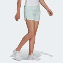 Short Pantalón Corto Fitness Mujer Adidas Linear Verde -Equipo De Fitness short pantalon corto fitness mujer adidas linear verde 4