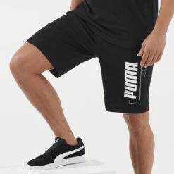 SHORT PUMA FITNESS ALGODÓN NEGRO - HOMBRE -Equipo De Fitness short puma fitness algodon negro hombre 3