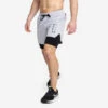 Shorts Con Malla Compresión 2 En 1 Hombre Premium 0.1 - XL - Gris Perla 1 Shorts Con Malla Compresión 2 En 1 Hombre Premium 0.1 - XL - Gris Perla -Equipo De Fitness shorts con malla compresion 2 en 1 hombre premium 01 xl gris perla