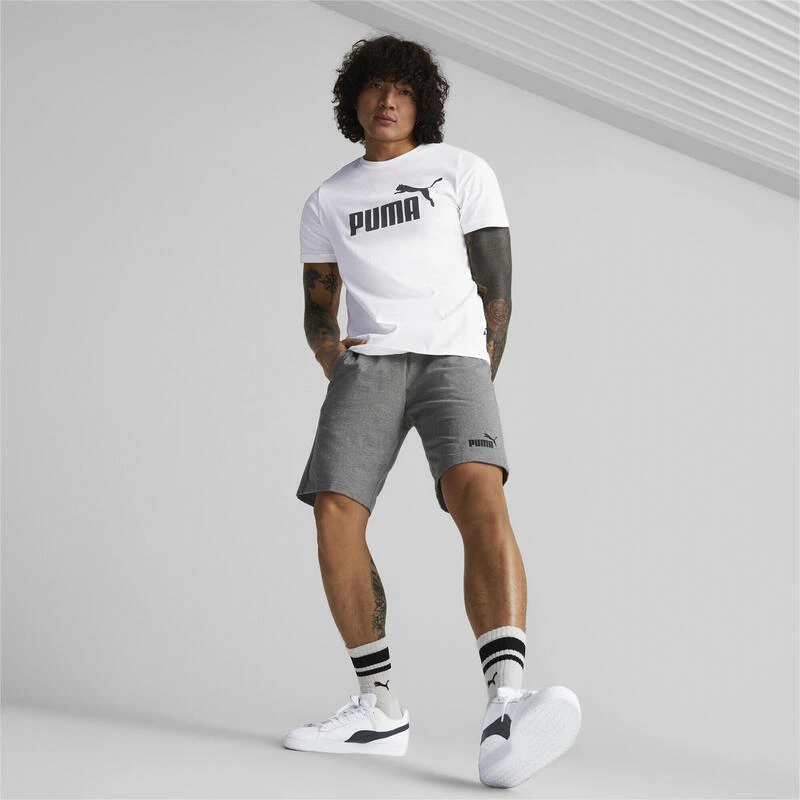 Shorts De Punto Essentials Hombre PUMA Gris 7 Shorts De Punto Essentials Hombre PUMA Gris - Imagen 5