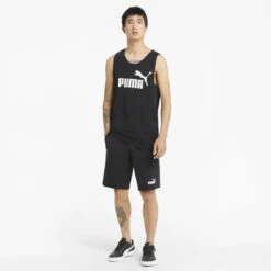 Shorts De Punto Essentials Hombre PUMA Negro 11 Shorts De Punto Essentials Hombre PUMA Negro -Equipo De Fitness shorts de punto essentials hombre puma negro 3