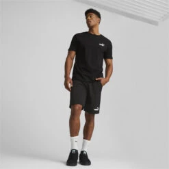 Shorts De Punto Essentials Hombre PUMA Negro 12 Shorts De Punto Essentials Hombre PUMA Negro -Equipo De Fitness shorts de punto essentials hombre puma negro 4