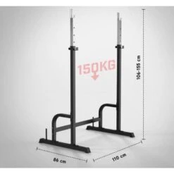 Soporte Rack Levantamiento De Pesas Con Soporte De Discos Alta Carga Negro 11 Soporte Rack Levantamiento De Pesas Con Soporte De Discos Alta Carga Negro -Equipo De Fitness soporte rack levantamiento de pesas con soporte de discos alta carga negro 4