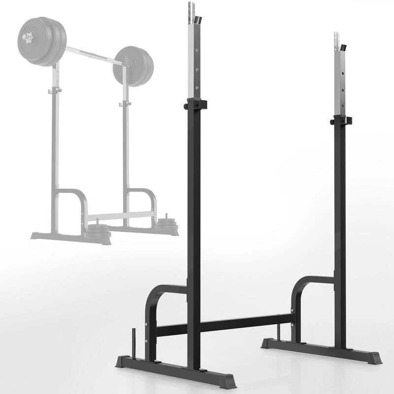 Soporte Rack Levantamiento De Pesas Con Soporte De Discos Alta Carga Negro 3 Soporte Rack Levantamiento De Pesas Con Soporte De Discos Alta Carga Negro